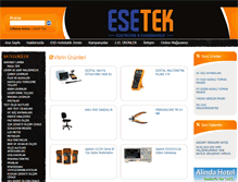 Tablet Screenshot of eseelektronik.com